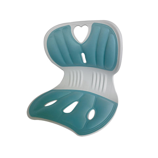 Crofta Posture Correcting Chair Lower Back Support for Students Home Computer Chair Cyan