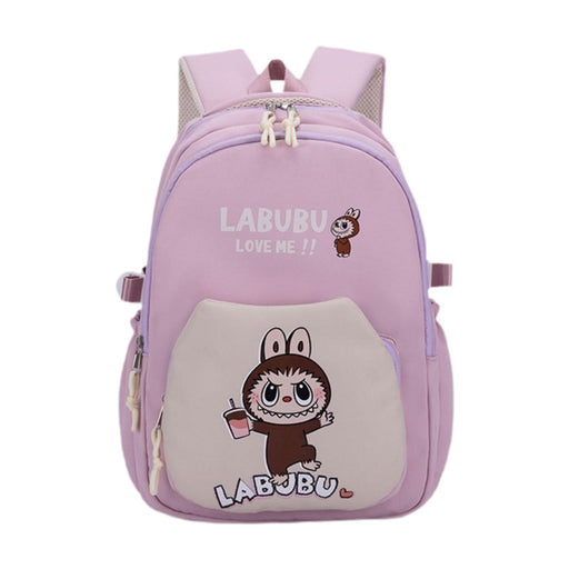 Children Backpack Cartoon Zipper Oxford Cloth Lightweight Travel Bag Daypack