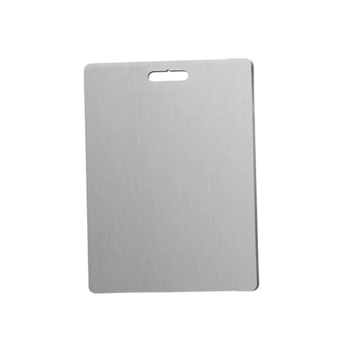 Stainless Steel Cutting Board Kitchen Bread Cutting Mat Rapids Thawing Plate 29cmx20cm