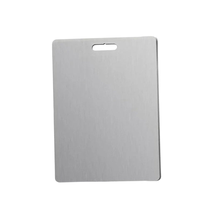 Stainless Steel Cutting Board Kitchen Bread Cutting Mat Rapids Thawing Plate 29cmx20cm