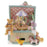 Crofta Wooden Carousel Music Box Retro Circus Musical Boxes Girls Gift