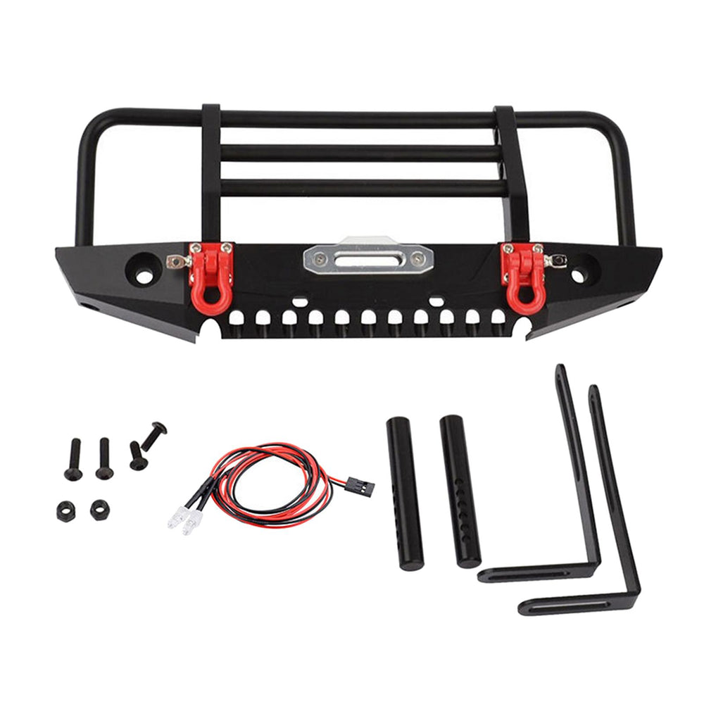 Crofta 1:10 RC Crawler Metal Anticollision Front Bumper for Parts