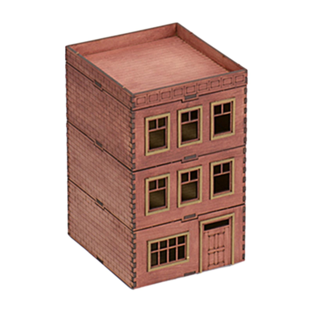 Crofta 1/72 Wooden Architecture 3D Puzzle Unique Buildings DIY Kits for Birthday Gift Style A