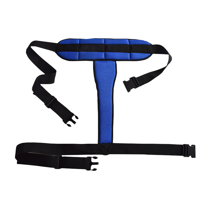 Wheelchair Seat Belt Drop-Resistant Chest Cross Non-Slip for Elderly Safety