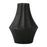 Crofta Ceramic Flower Vase Pot 6.1x8.2inch for Kitchen Study Mantel End Table Decor Black