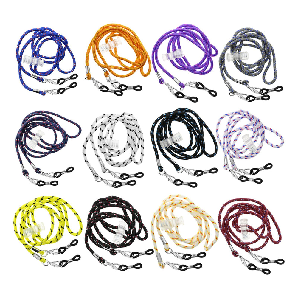 Crofta 12Pcs Eyeglass Strap Fashion Eyeglasses Lanyard for Adult Kids Men and Women