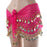 Crofta Women Dancer Dress Belly Dance Hip Scarf Belt Skirt Wrap Pink