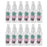 12 Pieces Refillable Empty Plastic Travel Bottles Containers Clear 50ml 1#