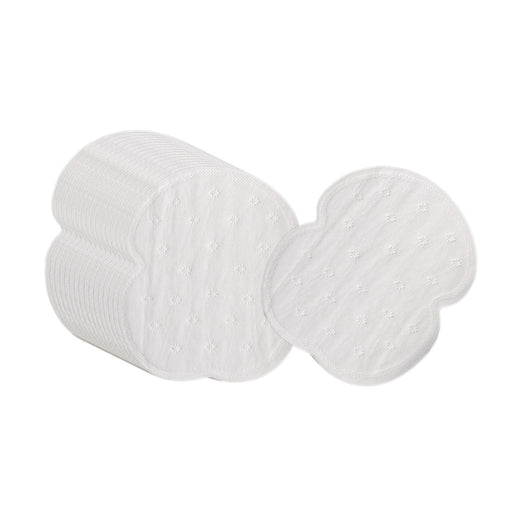 Crofta 100 Pieces Disposable Underarm Sweat Pads White Stickers for Sweating People