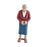 Crofta Miniature People Figurine DIY Projects Handpainted Model Train People Figure Grandma