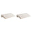 2x Bed Headboard Pillow Hanging Soft Backrest Pillow for Sitting in Bed Dorm Beige