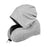 Crofta Hooded Travel Pillow Hooded Travel Cushion for Outdoor Chair Journals light grey