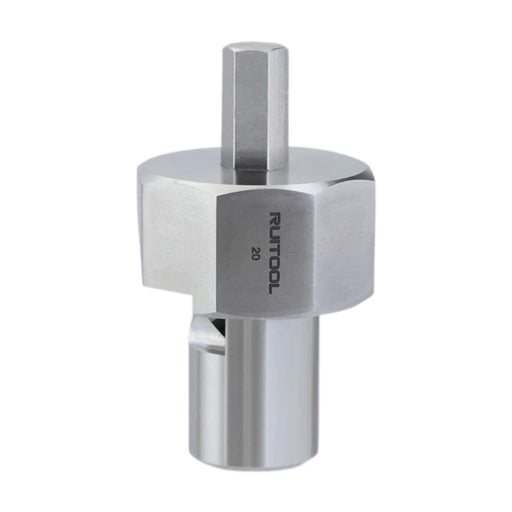 Crofta 20mm Bench Dog Hole Chamfer Reamer Sturdy for Shaping Trimming 9mm Hex Shank