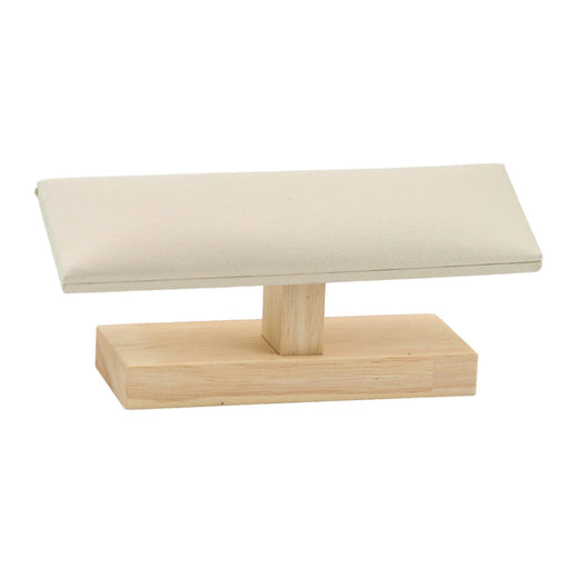 Crofta Wooden Bracelet Holder Wristwatch Rack for Shopping Mall Jewelry Store Store Beige Yellow