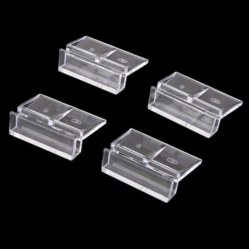 Crofta 4Pcs Aquarium Fish Tank Plastic Clips Glass Cover Strong Support Holders 6mm