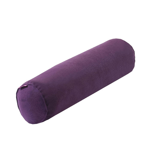 Crofta Round Neck Pillow Hollow Cotton Soft Comfortable for Office Vertebra Car Deep purple