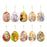 Crofta 10Pcs Easter Rabbit Pattern Wood Hanging Sign Ornament for Housewarming Gift