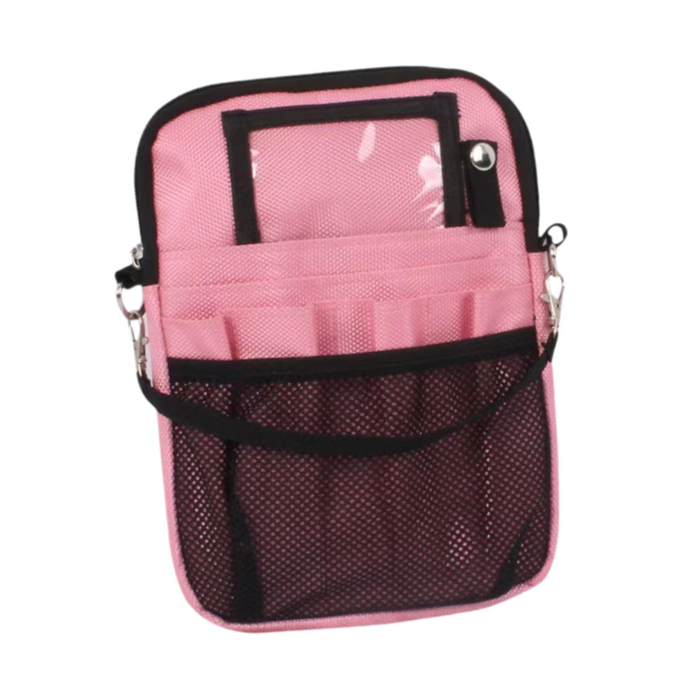 Crofta Nurse Fanny Pack Apron Hip Bag Sturdy Nursing Tool Belt for Women Adults Men Pink