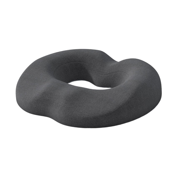 Crofta Donut Pillow Breathable Tailbone Seat Cushion for Long Sitting Office Travel Dark Gray