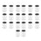 20 Pieces Stainless Steel Large Hole Cylinder Round Spacer Loose Beads DIY Jewelry Making, 6 x 7.5mm