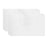 Crofta 100x 15.7"x27.6" Disposable Bed Sheets Non-woven for Massage SPA Table White