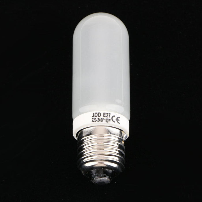 220-240Volt Halogen JDD Type Tubular Medium E27 Bulb Lamp, Frosted, 100-Watt