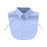 Crofta Women False Collar Versatile Portable Blouse Top for Clothes Sweater Outfits Blue