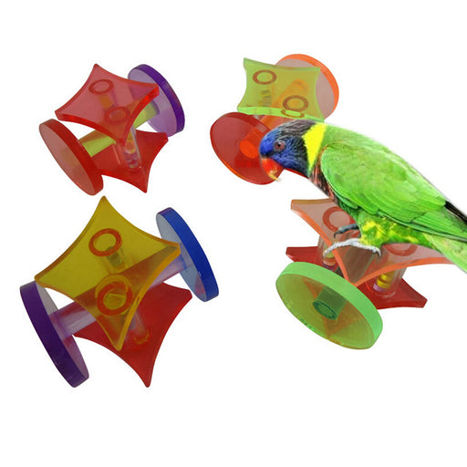 Crofta 1pcs Acrylic Colorful Seesaw Pet Toy for Hamster Parrots