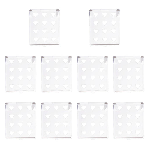 10 Pieces Tee Shirt Organizer Shirt Folder Stackable Wardrobe Stacking Board 43.5cmx36cmx8.7cm