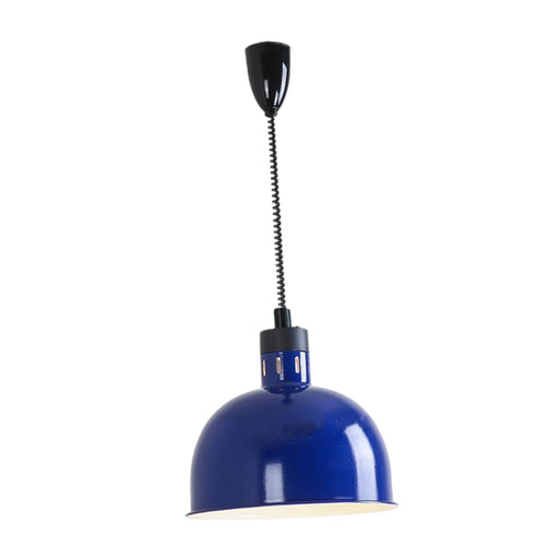 Crofta Food Warming Lamp Hanging Retractable Heat Lamp for Cafeteria Kitchen Buffet Blue