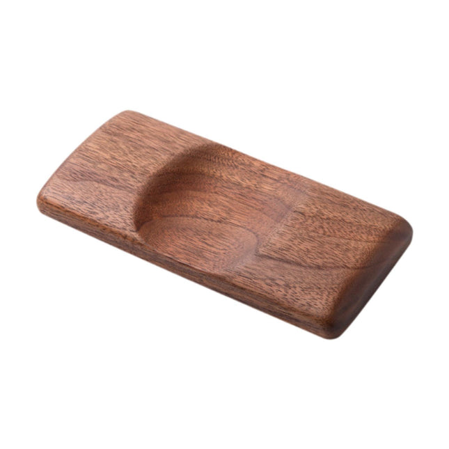 Crofta Wrist Rest for Mouse Wooden Wrist Support for Home Office Comfortable Typing dark brown