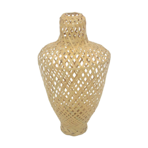 Crofta Woven Lampshade Lamp Cover Shade Housewarming Lantern Home Bamboo Lamp Shade