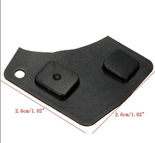 Crofta 2 Button Remote Key Accesso Fob Repair Kit Rubber Pad For Toyota RAV4 Black