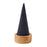 Crofta Cone Shaped Rings Holder Jewelry Holder for Retail Stores Countertop Selling dark gray