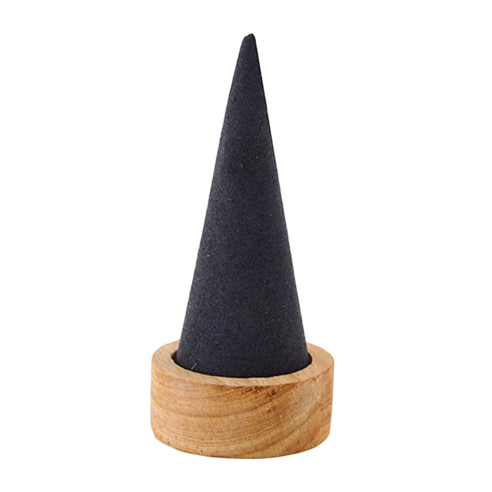 Crofta Cone Shaped Rings Holder Jewelry Holder for Retail Stores Countertop Selling dark gray