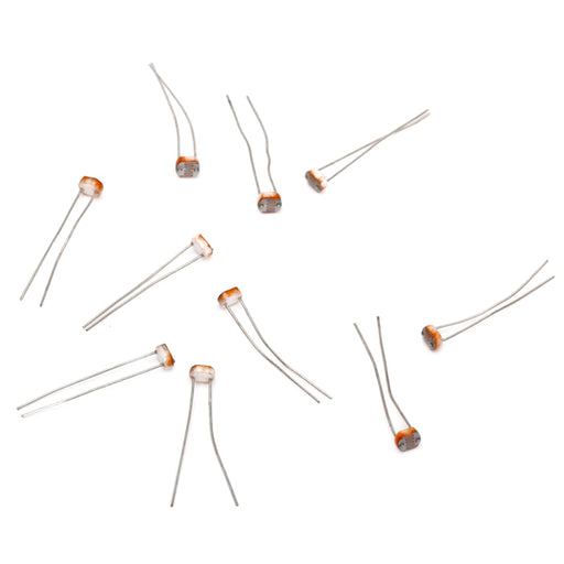 Crofta 10pcs Light Dependent Resistor LDR Photoresistor GL5528