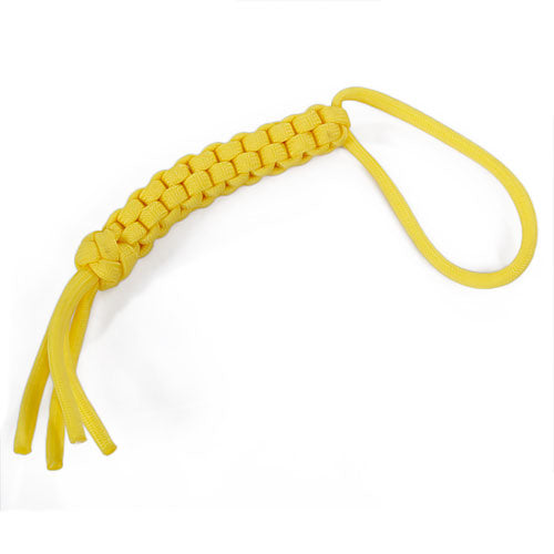 Crofta Yellow Paracord Square Weave Knife Lanyard