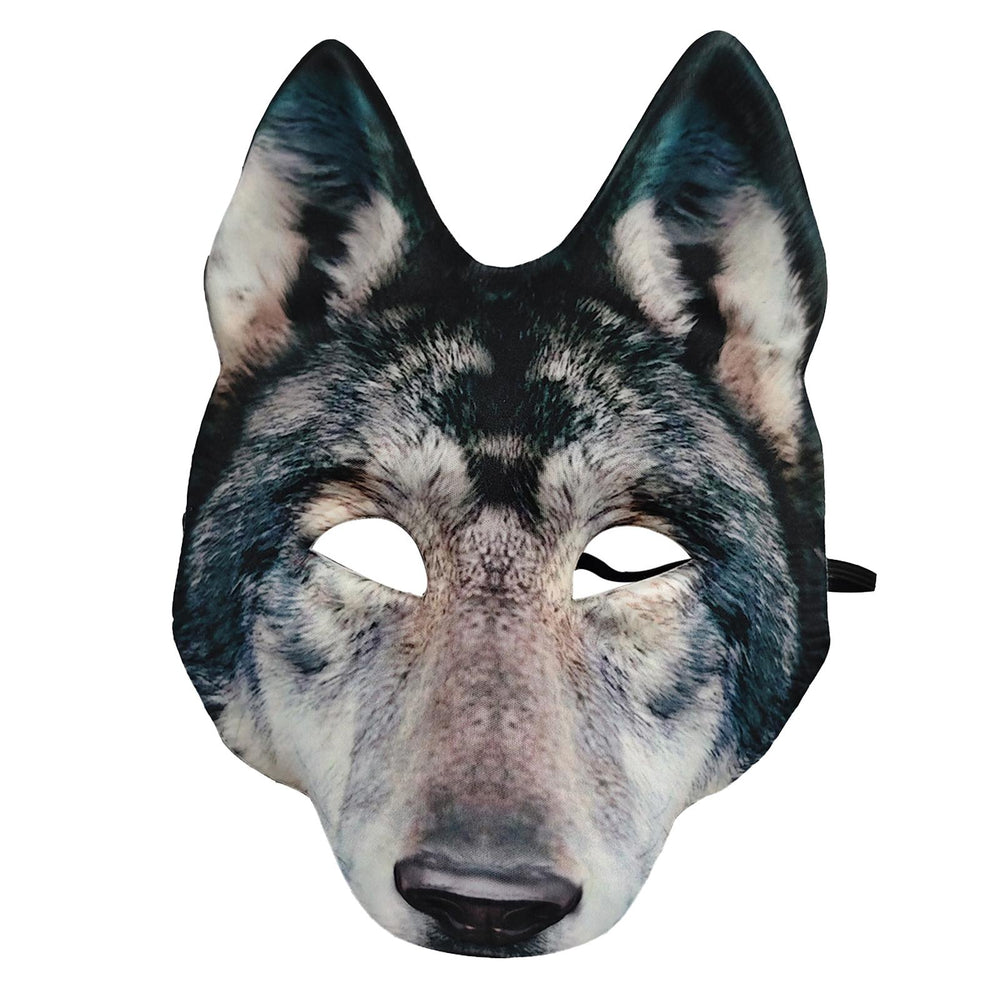 Wolf Head Mask for Fancy Dress Party Party Spoofs Cosplay Gray