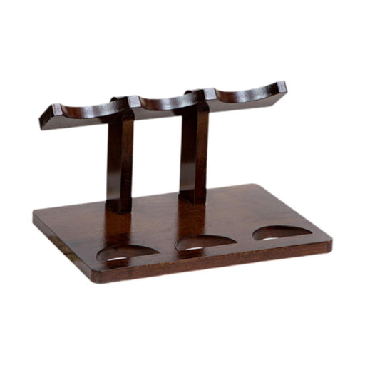 Crofta Wine Display Rack Drink Holder Wood Wine Shelf for Hallway Hotel Dining Room 3 bottles