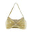 Women Evening Clutch Bag Female Underarm Bag for Weddings Commuting Birthday Gold