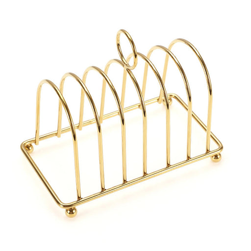 Toast Rack Holder Portable Countertop Decoration Bread Stand Bread Loaf Stand Gold