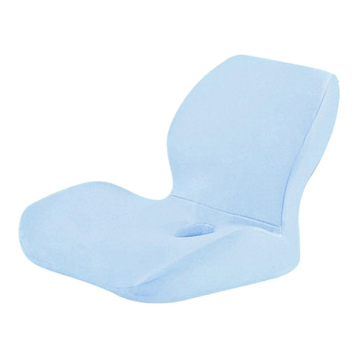 Crofta Memory Foam Seat Cushion Soft Breathable for Office Chair Travel Car Driving blue