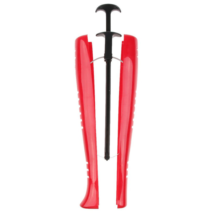 1pc Women Ladies Boot Shoe Stretcher Tree Shaper With Handle Automatic Red