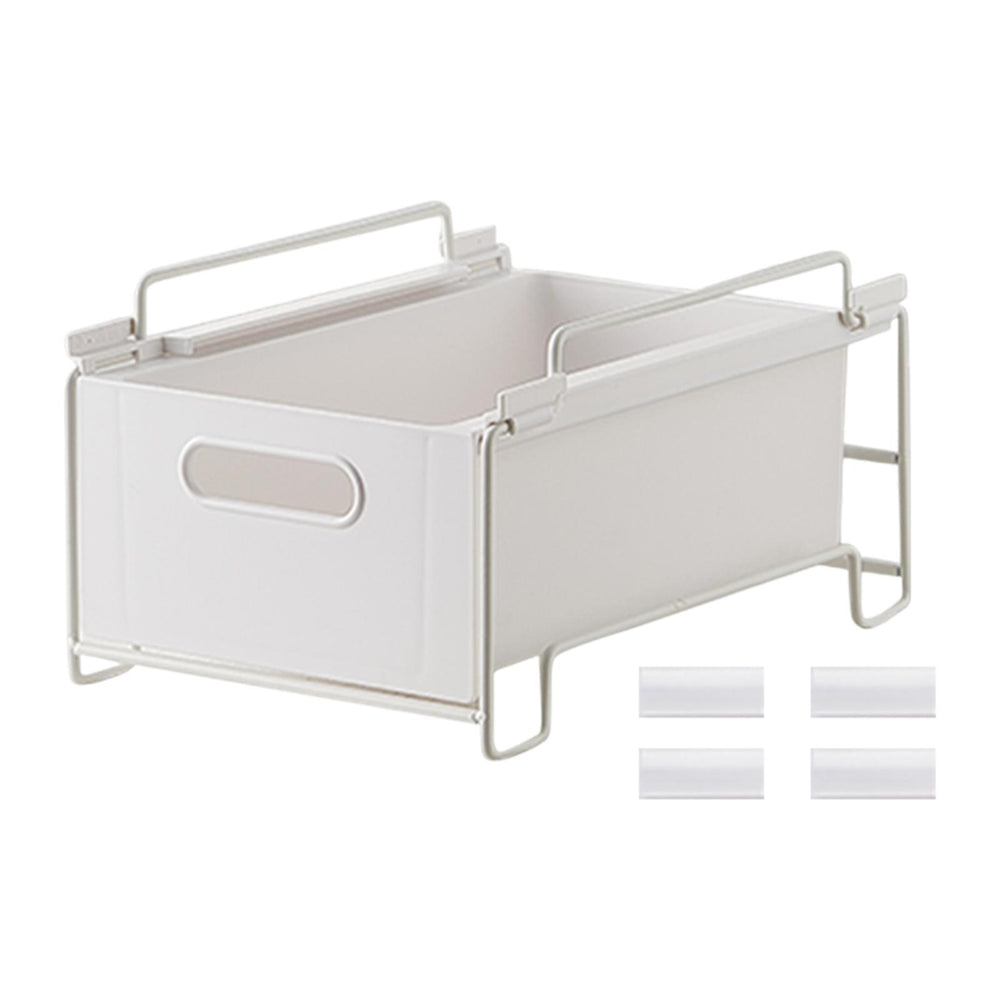 Crofta below Sink Organizer Multifunction Sliding Basket for Kitchen Bedroom Pantry 29.5cmx20cmx16cm