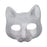 Crofta Fox Mask Cosplay Prop Costume Accessory for Dancing Party Carnival Halloween Silver