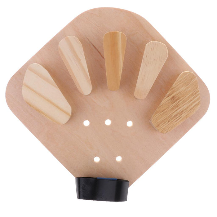 Crofta Wooden Finger Separator Splint Separate Finger Board for Men Women Older L