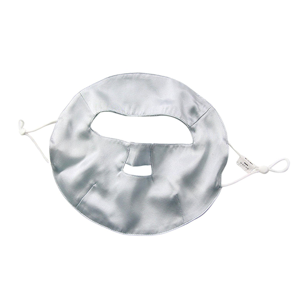 Windproof Ice Silk Sunscreen Mask Summer Reusable Full Face Mask Light Blue