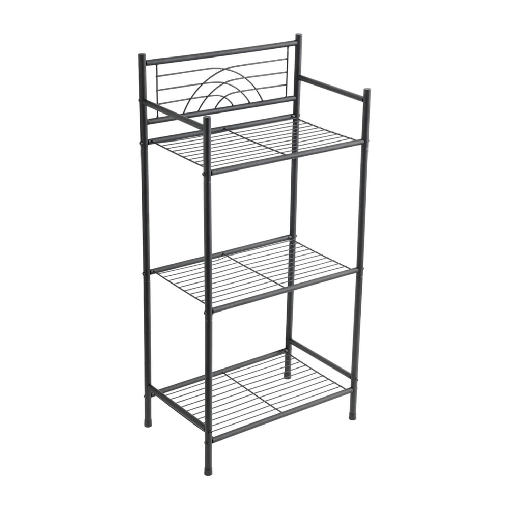 Crofta Standing Storage Shelf Unit Sturdy Display Shelf 3 Tier for Bathroom Laundry