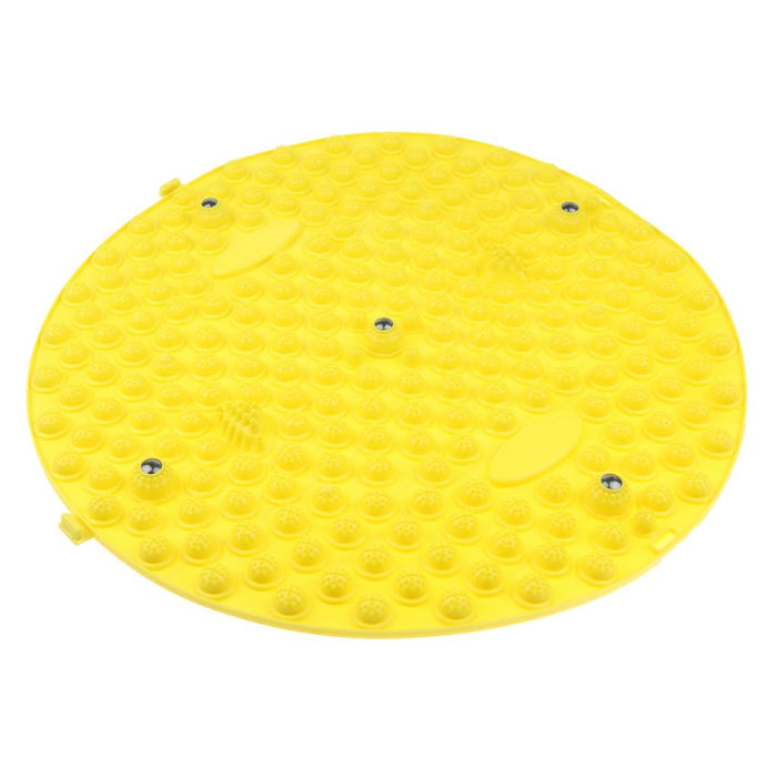 Crofta Yoga Foot Massage Mat Reflexology Foot Relax Shiatsu Pad for Health Yellow