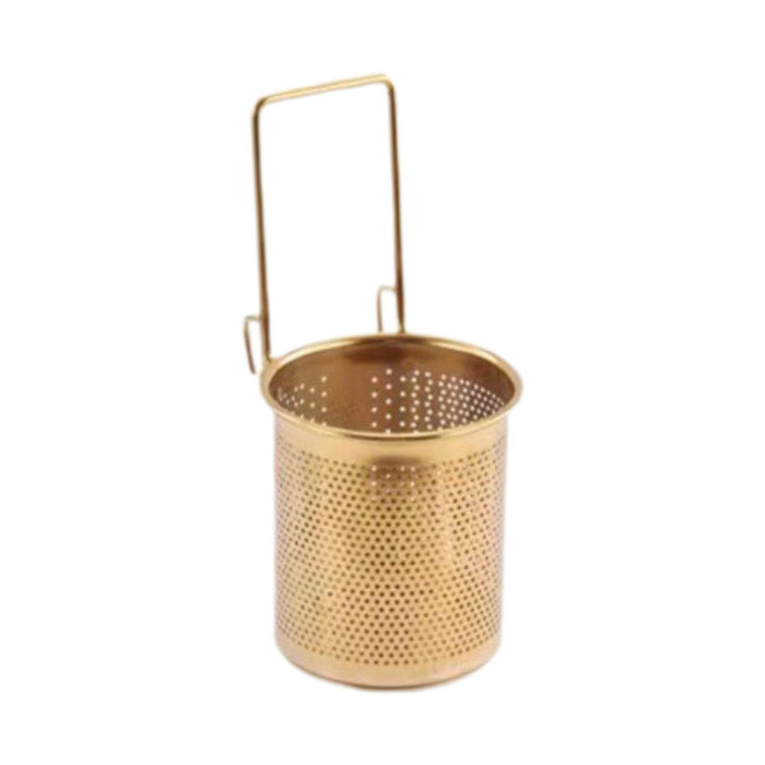 Crofta Pasta Basket Sturdy Spaghetti Pasta Strainer for Dining Room Vegetable Ramen 8x9cm